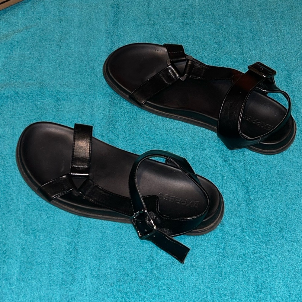Black sandals
